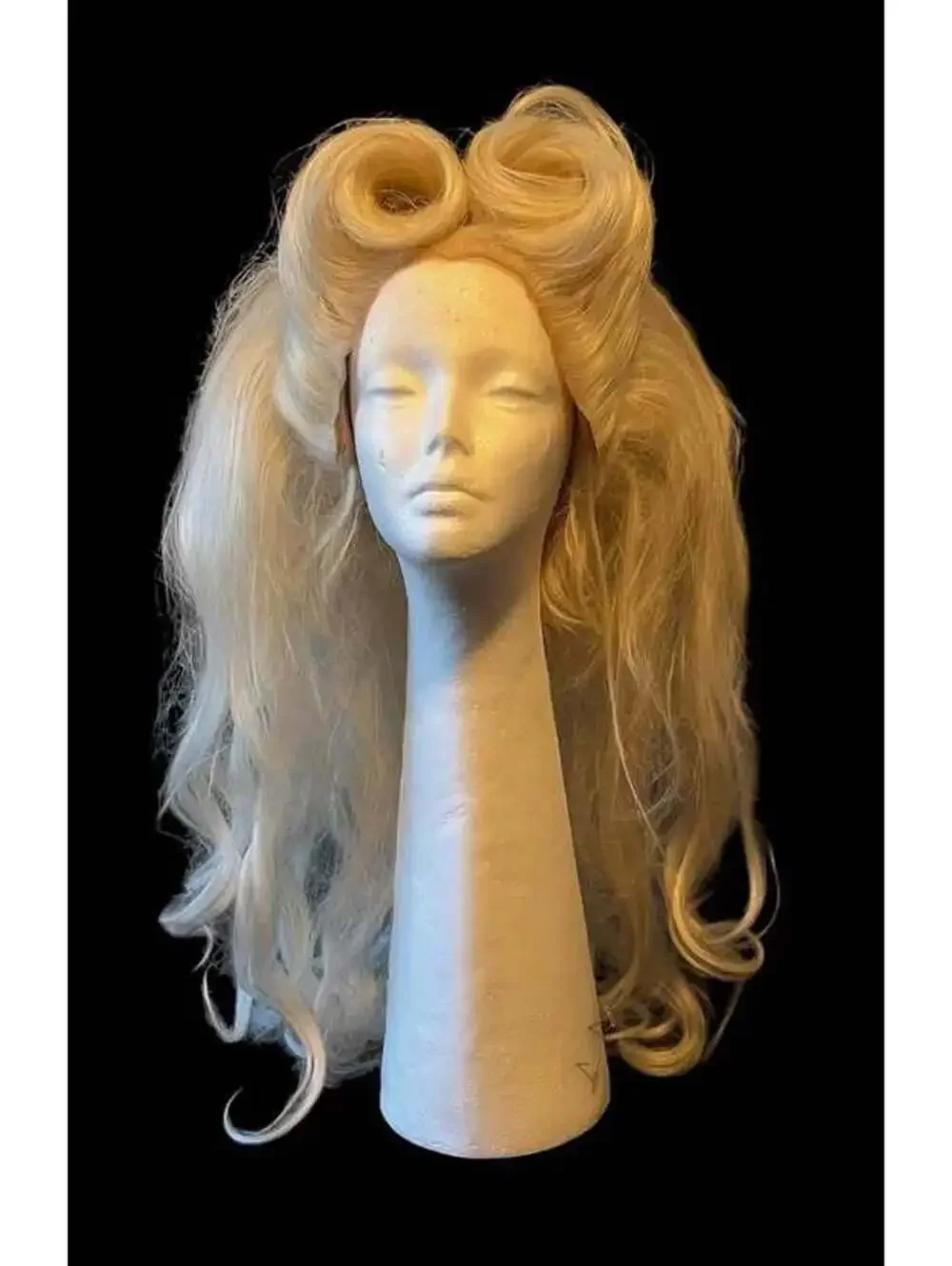 Blonde Lace Front Drag Wig with Victory Rolls